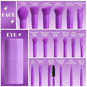 Close-up of BS-MALL liquid foundation brush from the set