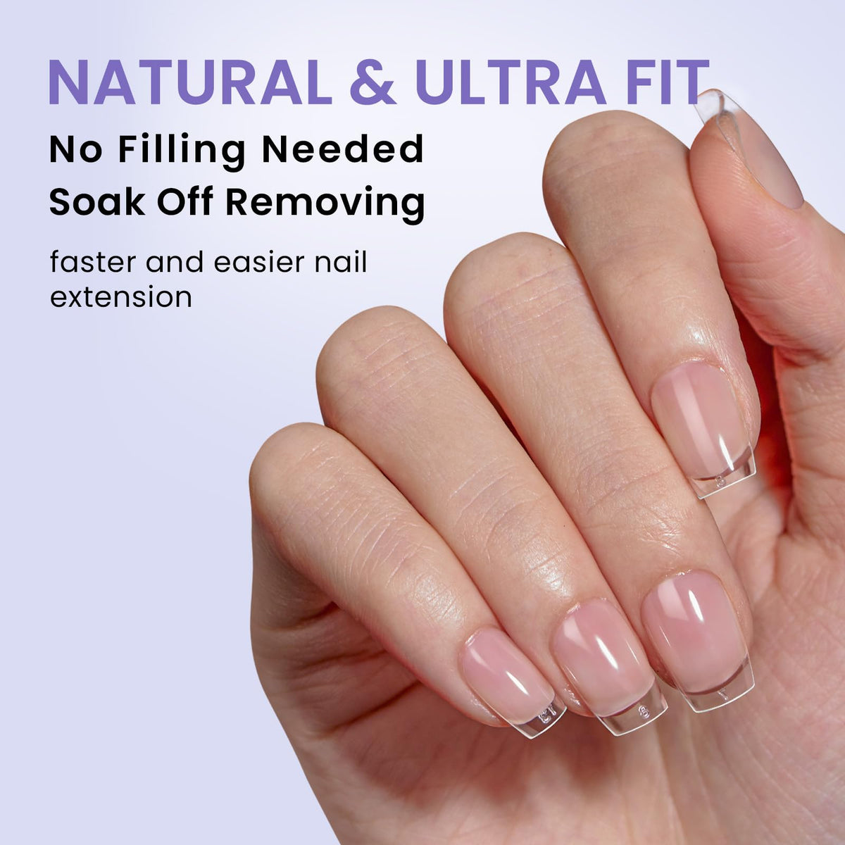 Close-up of BTArtbox nail tips texture