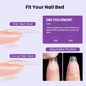 Close-up of BTARTBOXNAILS Solid Nail Gel Glue tube nozzle