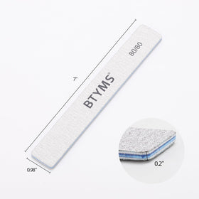 Close-up of BTYMS nail file texture