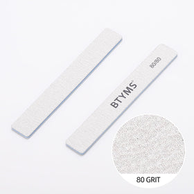 Close-up of BTYMS nail file texture and grit