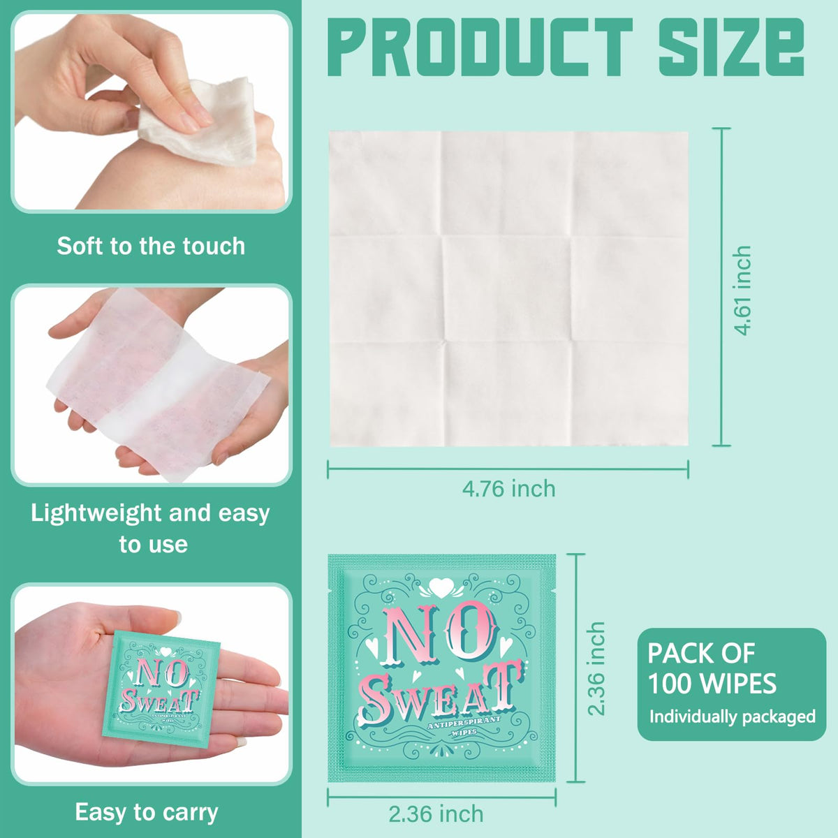 Close-up of BUAEL Travel Body Wipes showing individual packaging