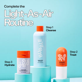 Close-up of Bubble Skincare Cloud Surf Water Cream texture