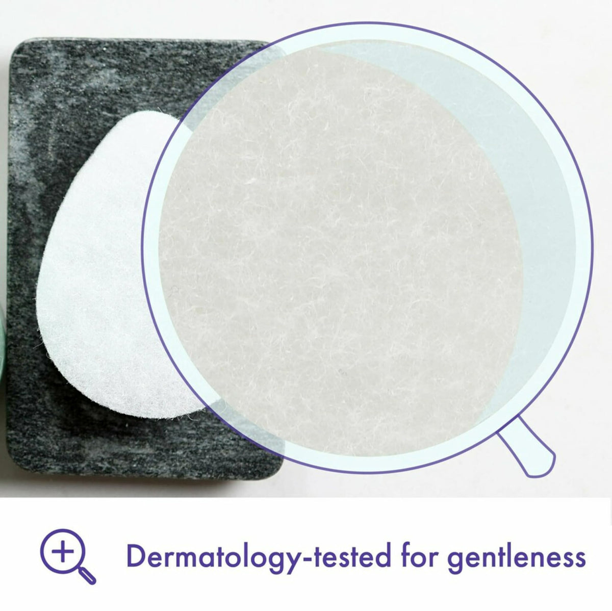 Close-up of Buf-Puf Facial Sponge texture