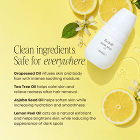 Close-up of Bushbalm Dark Spot Oil Bermuda texture