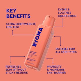 Close-up of BYOMA Balancing Face Mist nozzle