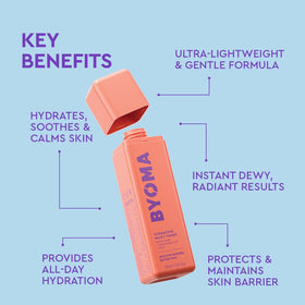 Close-up of BYOMA Hydrating Milky Toner texture