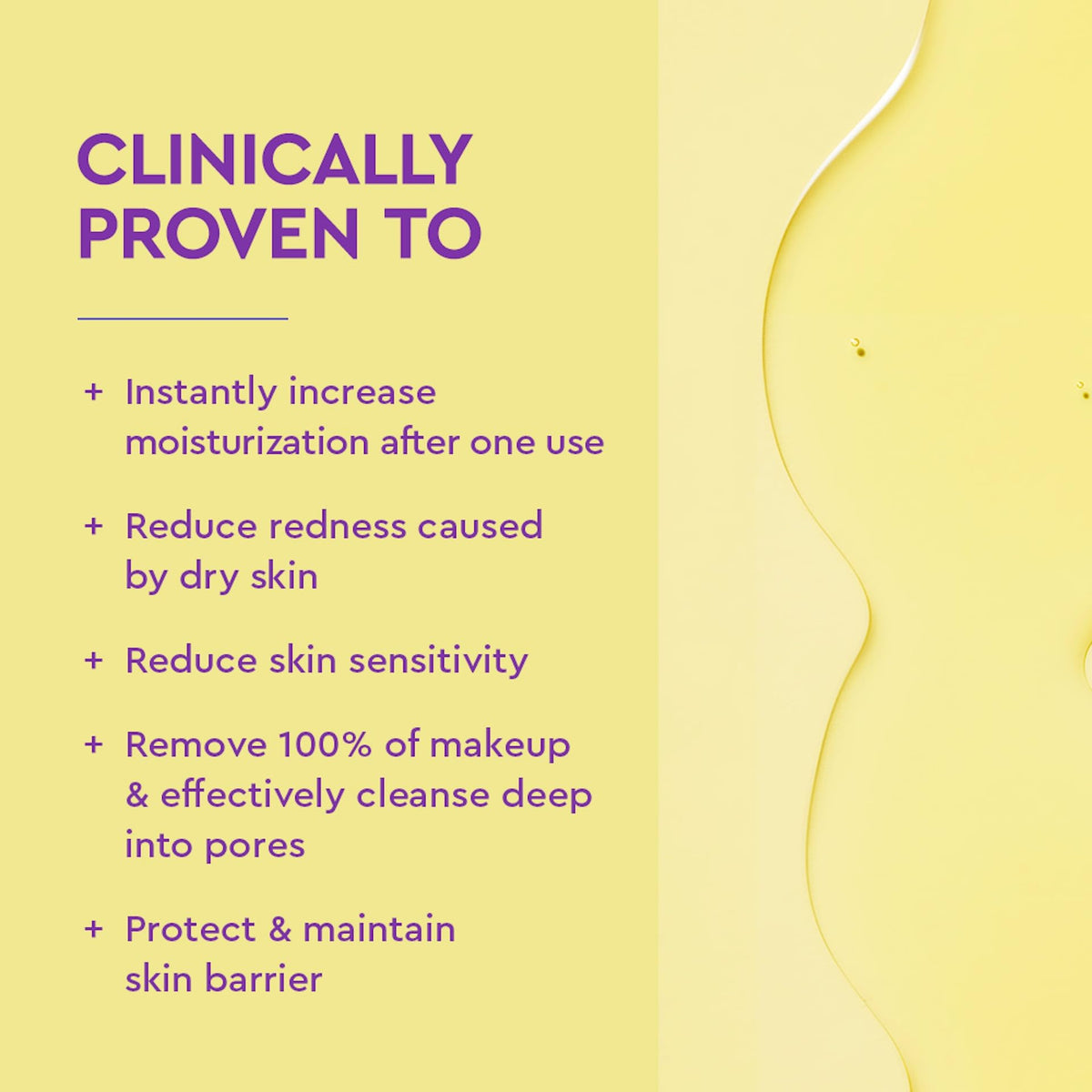 Close-up of BYOMA Milky Oil Cleanser texture
