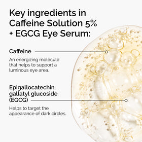 Close-up of Caffeine Solution serum texture