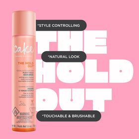 Close-up of Cake Beauty Hairspray The Hold Out nozzle