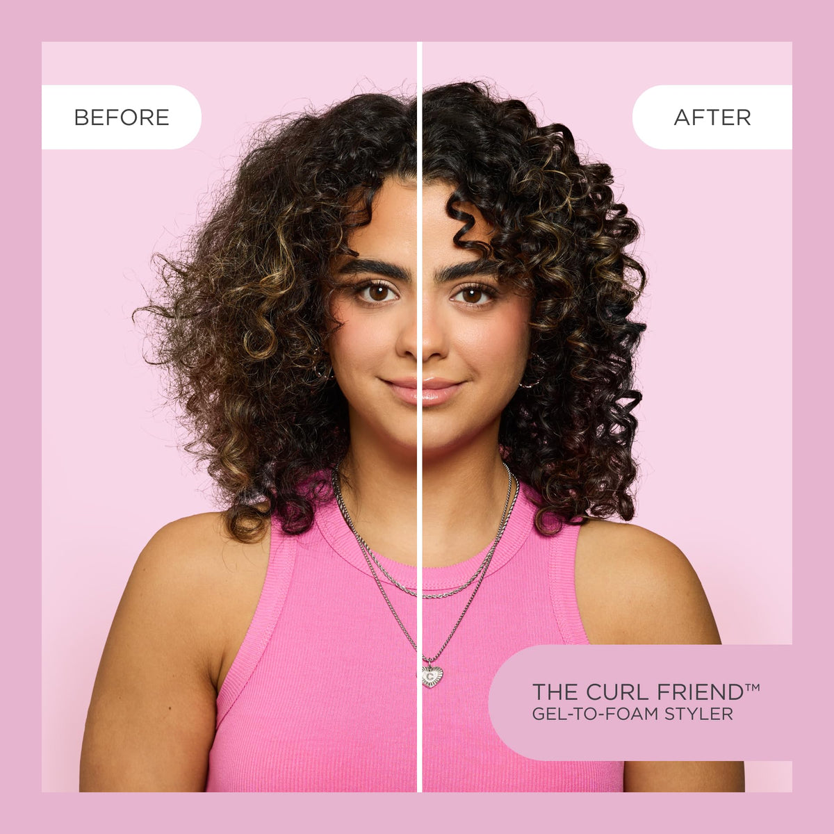 Close-up of Cake Beauty The Curl Friend Gel-to-Foam Curl Styler texture