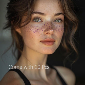 Close-up of Cardiyar Glitter Freckles big and mini patches