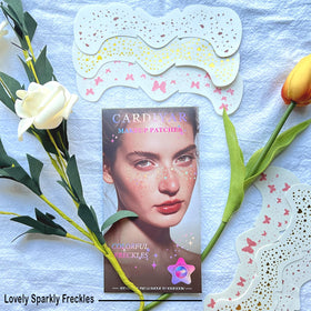 Close-up of Cardiyar Glitter Freckles mini patches