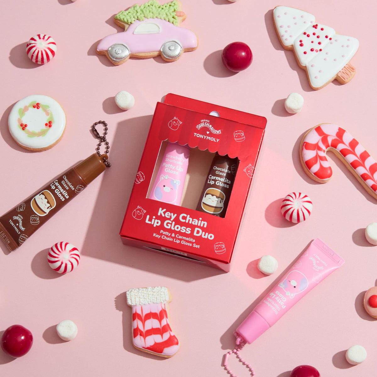 Close-up of Carmelita's Chocolate Glaze lip gloss