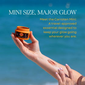 Close-up of Carroten tanning gel texture