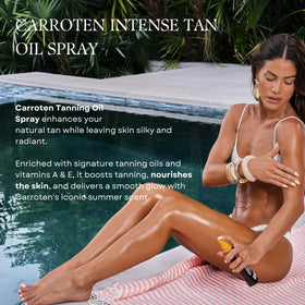 Close-up of Carroten tanning oil spray nozzle