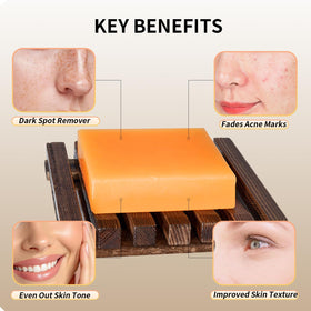 close-up of ceedoo Kojic Acid Soap bar