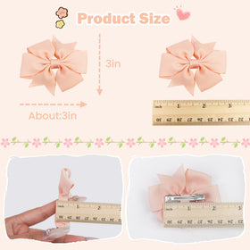 Close-up of CÉLLOT hair bow with durable metal clip