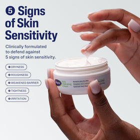 Close-up of Cetaphil Rich Hydrating Night Face Cream texture