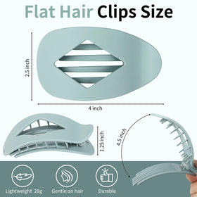 Close-up of CHANDAT hair clip showing interlocking teeth design