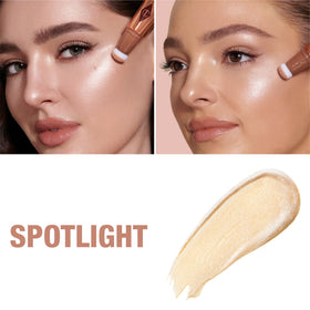 Close-up of Charlotte Tilbury Beauty Light Wand showing liquid texture
