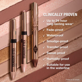 Close-up of Charlotte Tilbury Exagger-Eyes Easy Eyeshadow Stick tip
