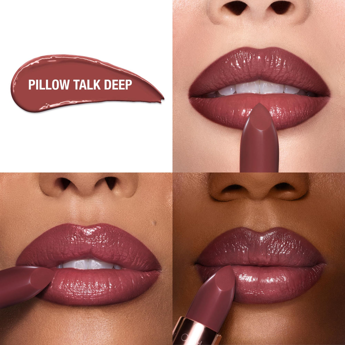 Close-up of Charlotte Tilbury K.I.S.S.I.N.G Lipstick bullet