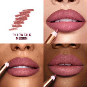 Close-up of Charlotte Tilbury Lip Cheat lip liner pencil tip