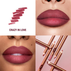 Close-up of Charlotte Tilbury Lip Cheat Lip Liner tip
