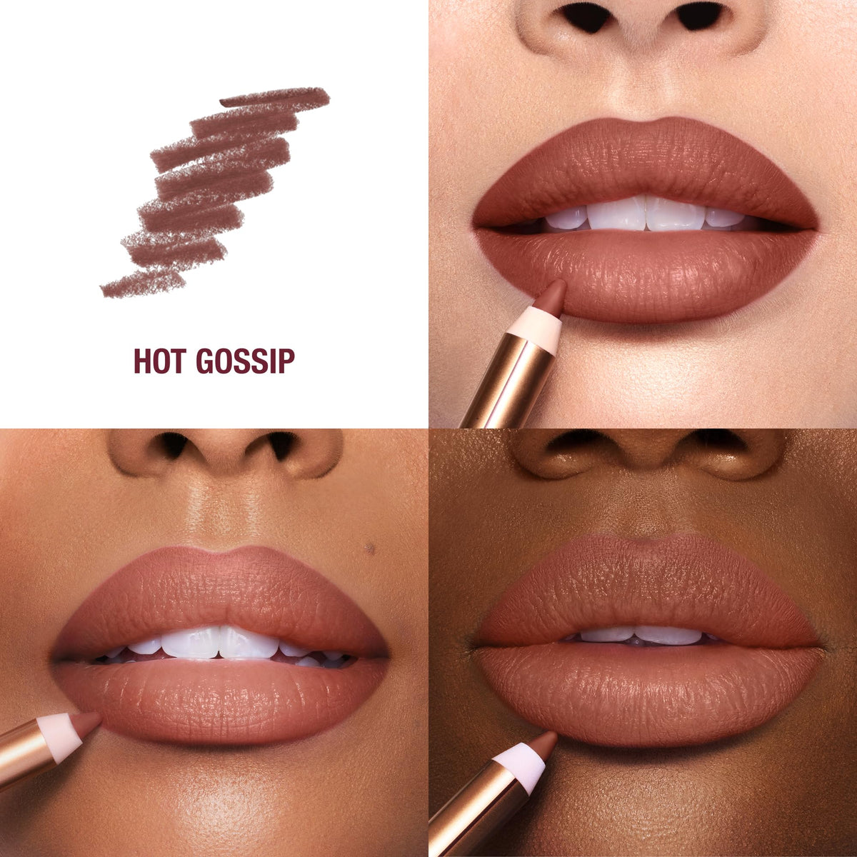 Close-up of Charlotte Tilbury Lip Cheat Lip Liner tip