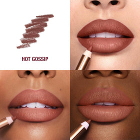 Close-up of Charlotte Tilbury Lip Cheat Lip Liner tip