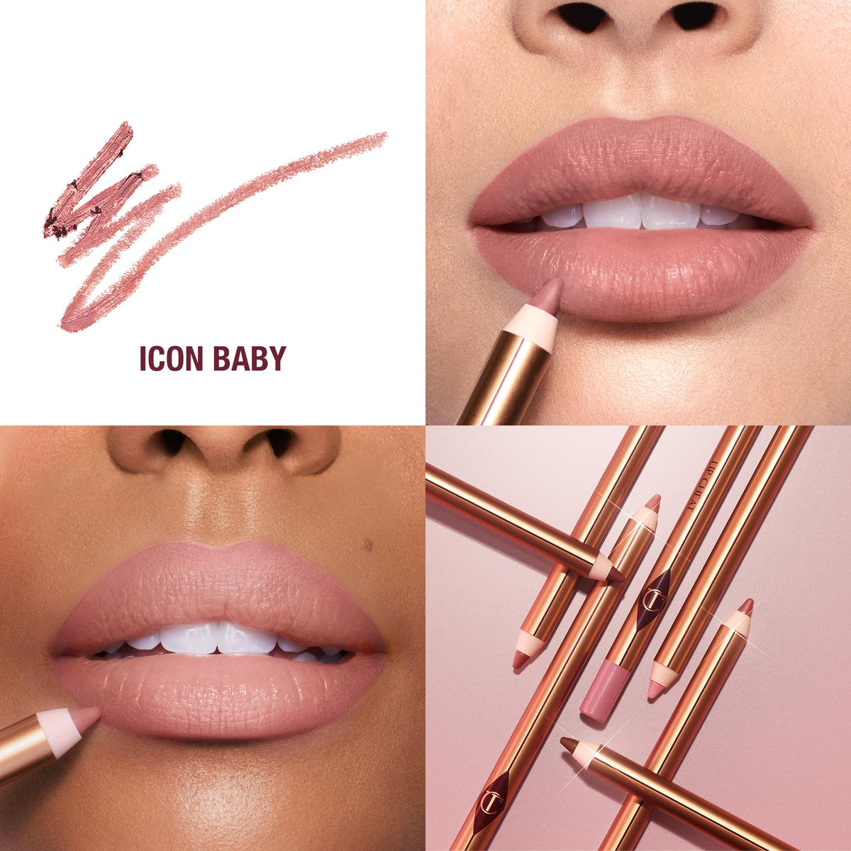 Close-up of Charlotte Tilbury Lip Cheat Lip Liner tip