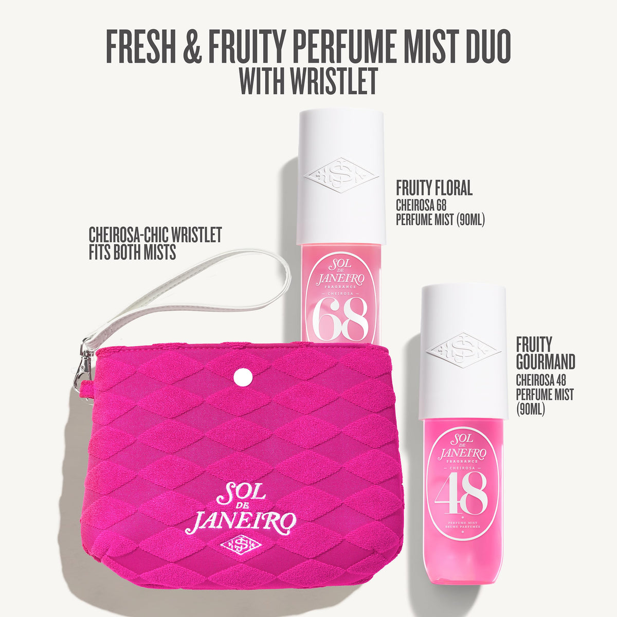 Close-up of Cheirosa 48 perfume mist bottle