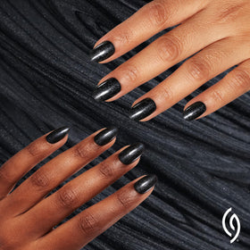 Close-up of China Glaze Black Diamond Nail Polish brush