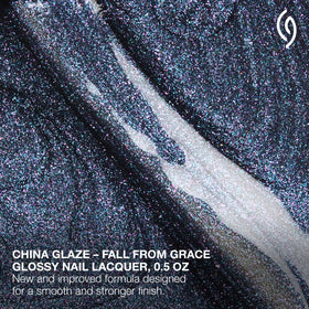 Close-up of China Glaze Fall From Grace nail polish brush