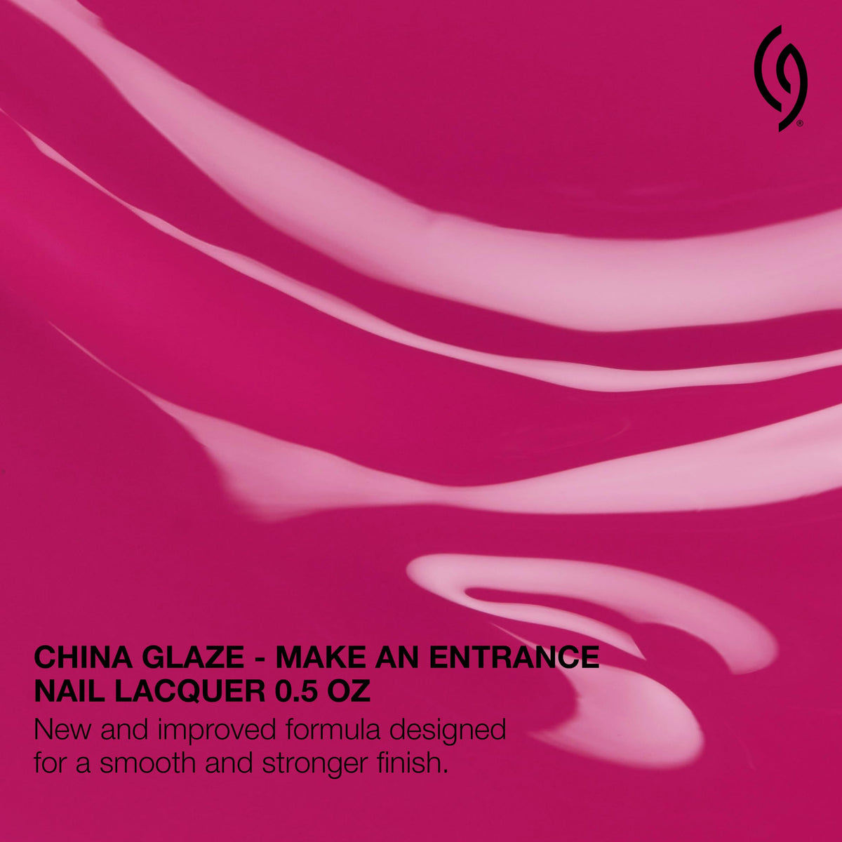 Close-up of China Glaze Nail Lacquer brush for smooth application