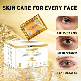 Close-up of CHMI 24K Gold Under Eye Patches showing texture