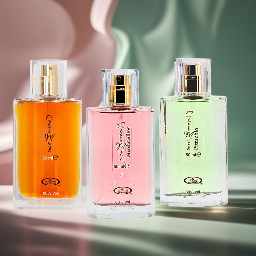 Close-up of Choco Musk Eau de Parfum bottle