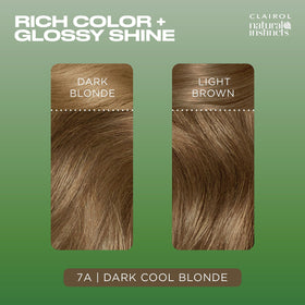 Close-up of Clairol Natural Instincts Demi-Permanent Hair Dye application process