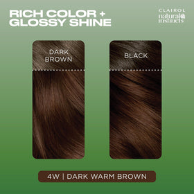 Close-up of Clairol Natural Instincts hair dye cream texture