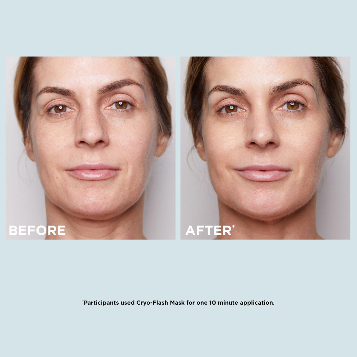 Close-up of CLARINS Cryo-Flash Face Mask texture
