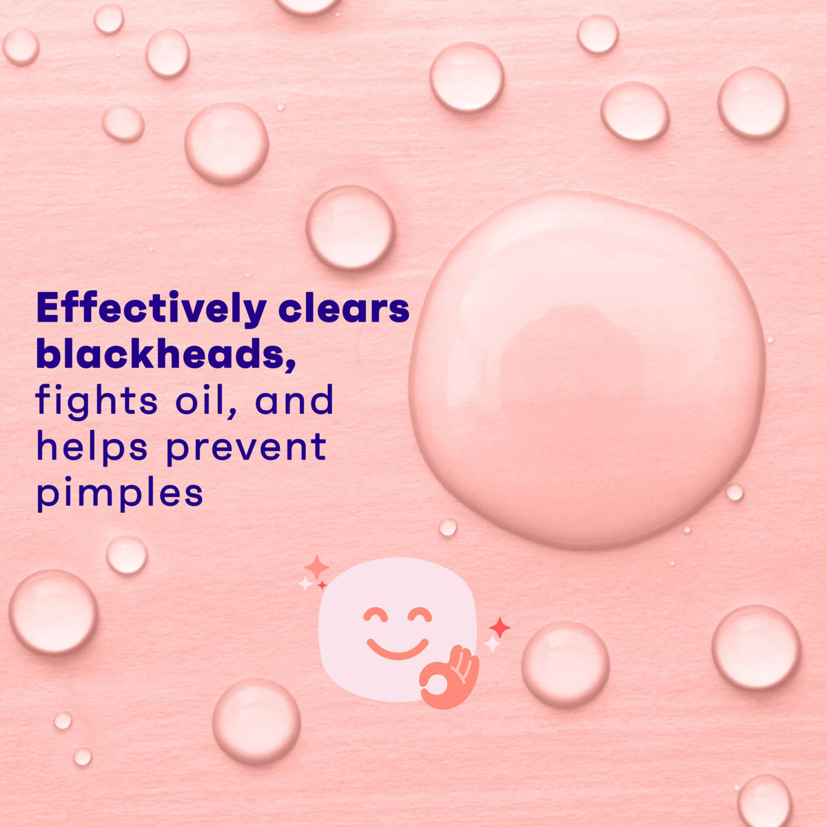 Close-up of Clean & Clear Oil-Free Acne Toner label