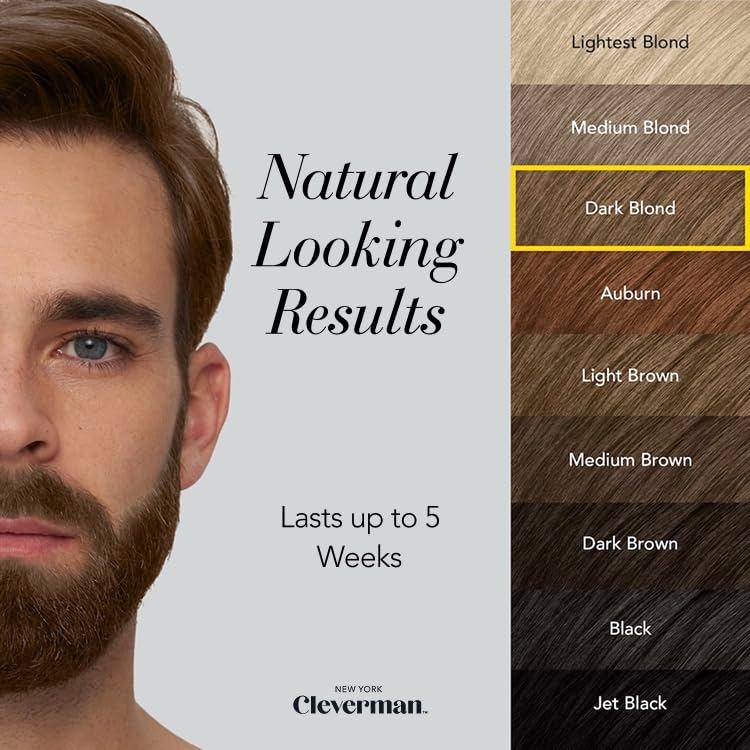 Close-up of CLEVERMAN beard dye cream texture