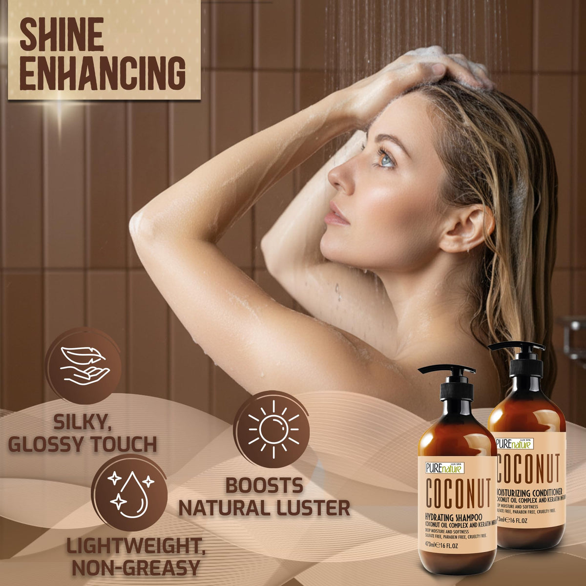Close-up of Coconut Shampoo texture
