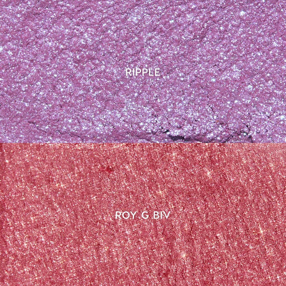 Close-up of ColourPop Berry Pop eyeshadow texture showing bouncy crème-powder