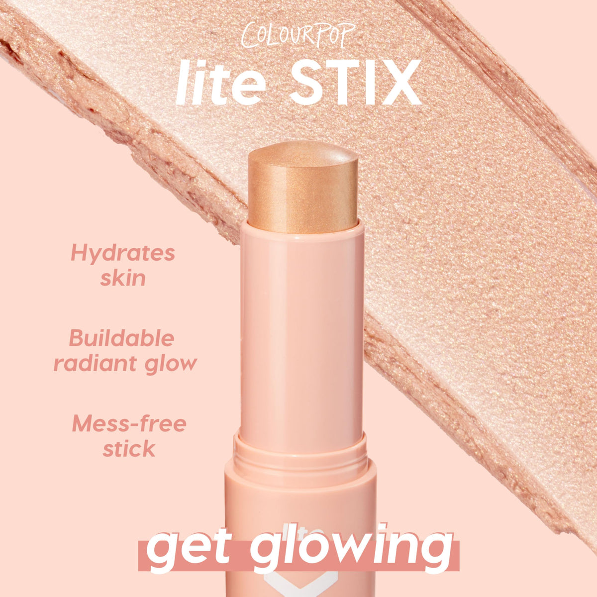 Close-up of ColourPop Bronzer Stix in La Jolla Cove