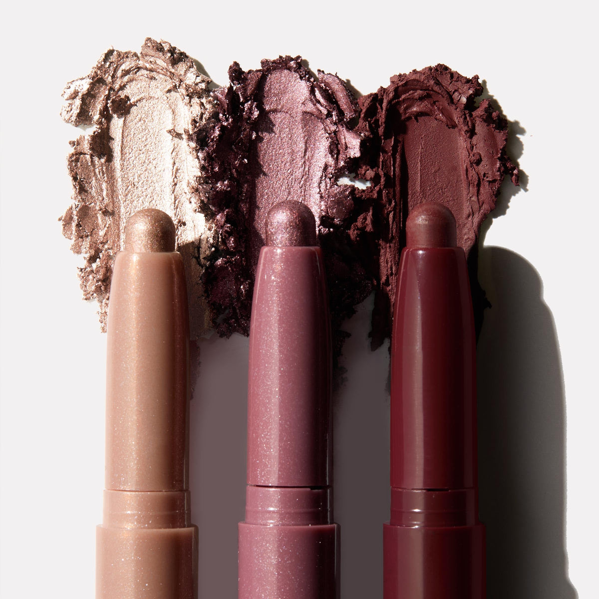 Close-up of ColourPop Shadow Stix showing matte and metallic finishes