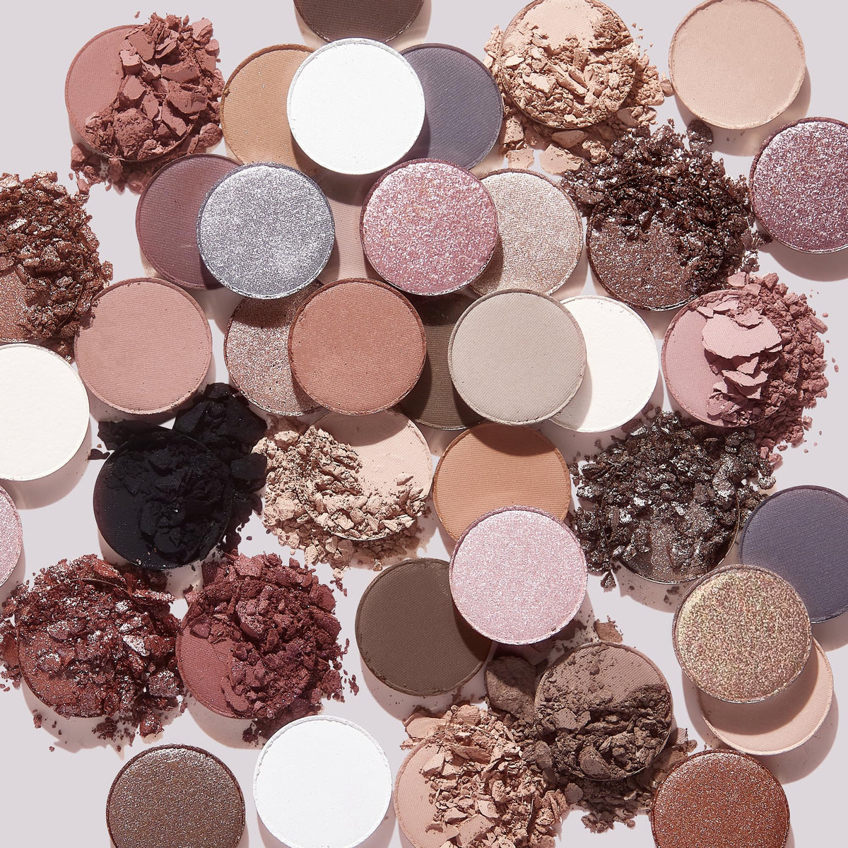 Close-up of ColourPop Stone Cold Fox Eyeshadow Palette shades