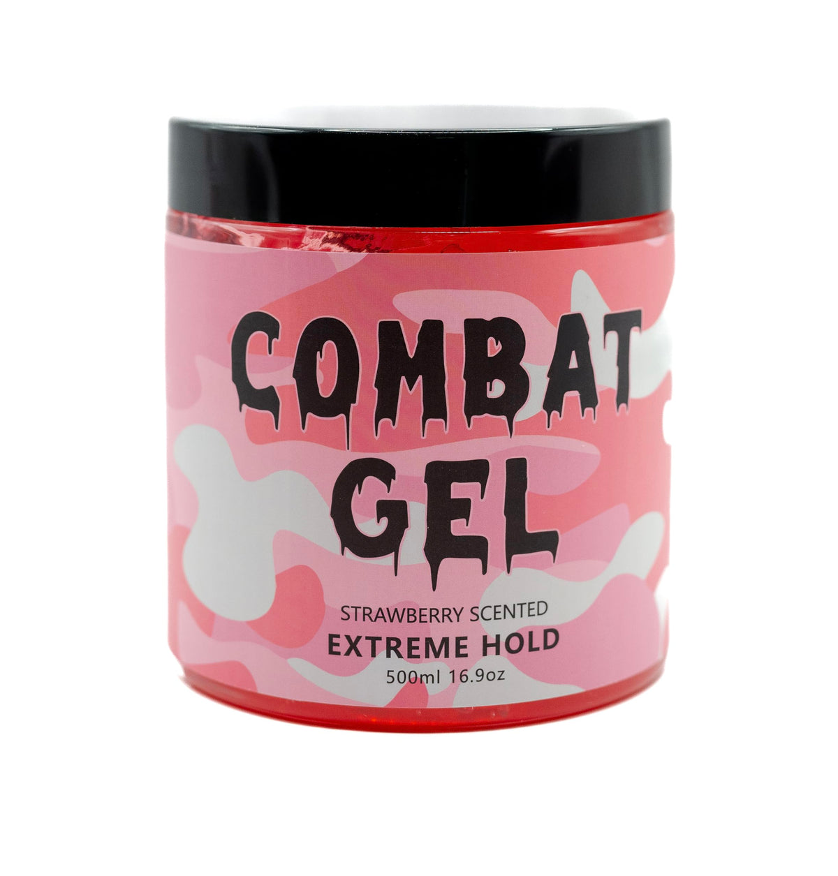 Close-up of Combat Gel Extreme Hold Hair Gel texture