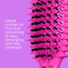 Close-up of Conair Detangling Brush bristles